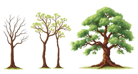 Obraz premium set of tree vector