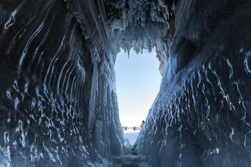 Ice cave on Lake Baikal