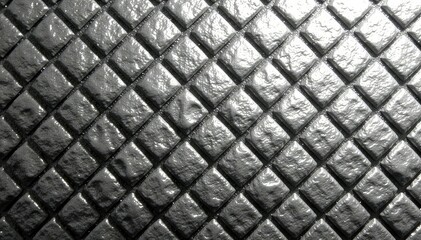 Subtle repeating diamond motif, monochrome grayscale, clean, illusion, monochrome