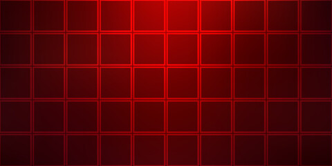 Dark red gradient background with square tile pattern and glowing center, perfect for digital themes, technology, or modern design concepts.