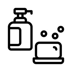 soap line icon