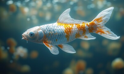 Obraz premium Colorful fish in an aquarium (1)
