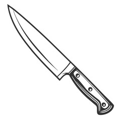 Knife vector icon on white background. knife icon, knife logo. Adobe Illustrator Artwork