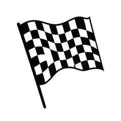 Fototapeta premium checkered racing flag