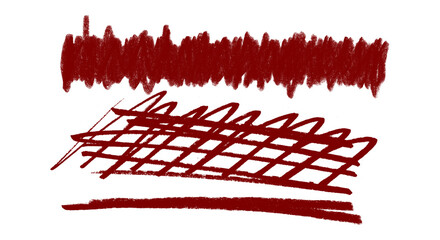 Crimson Brush Stroke Textures Set of Red Paint Marks for Artistic Overlays and Grunge Effects Perfect for Adding Depth to Digital Designs and Illustrations