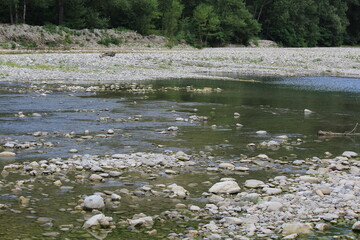the valley of the river Ashe in the foothills of the Caucasus Mountains