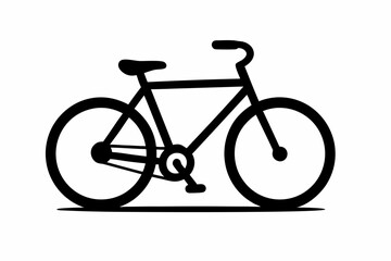 Silhouette de v&eacute;lo svg