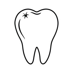 vector tooth icon