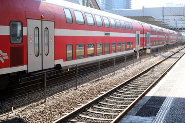 High-speed passenger train in Israel.