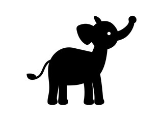 Bold Adorable Safari Animals Made Of Fuzzy Felt Fabric Icon