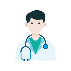 Fototapeta premium doctor with stethoscope