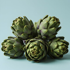 Obraz premium Fresh Artichokes A Culinary Delight