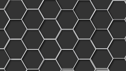 Seamless pattern with honeycomb hexagon geometric texture background. creative decorative element fabric. hexagon light creative digital concept vector surface grid .