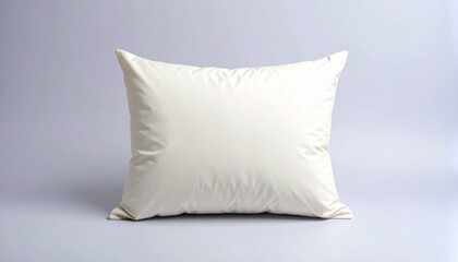 Cream Baby Pillow With Center Graphic Placement Space