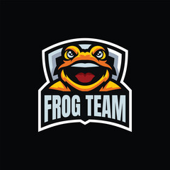 Frog team E-sport Mascot Logo