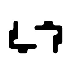 figura geometrica formando una figura artistica conceptual abstracta