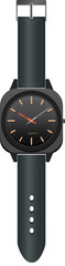 Realistic Black color Wrist Watch