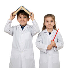 young doctor and nurse