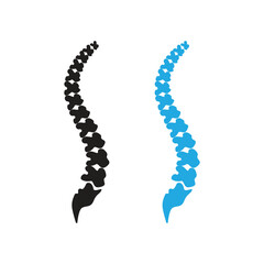 Human Spine Icon Vector Design.