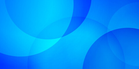 Vibrant and dynamic blue abstract background featuring translucent overlapping circles and gradients.