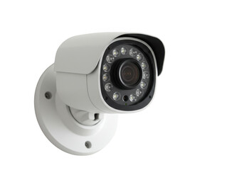 Security camera isolated on transparent background