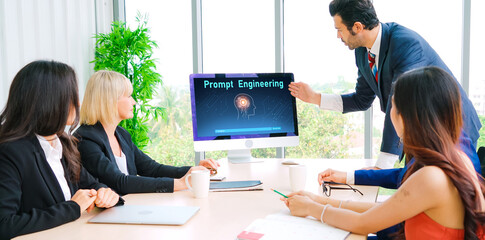 Generative AI virtual assistant tools for prompt engineer and user for ease of engage artificial...