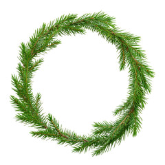 Composition Of Fir Branches  isolated on a transparent background