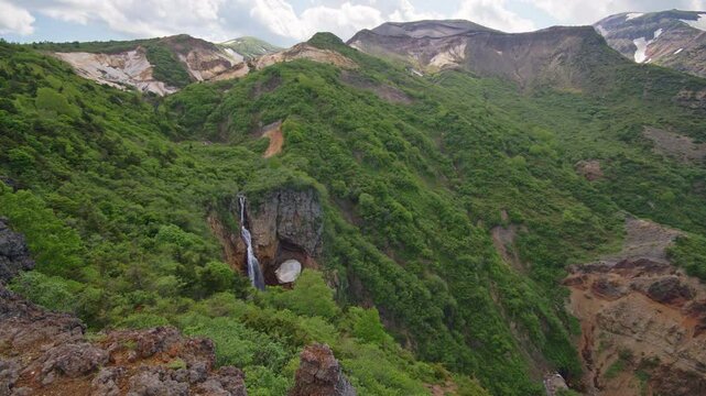 蔵王連峰 駒草平 Zao mountain range Komakusa-daira