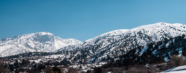 Amirsoy, Amirsay snowy rocks, mountains in Uzbekistan