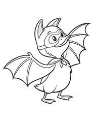 Cute Halloween Animal Coloring Pages for Kids – Vector Line Art New Collection