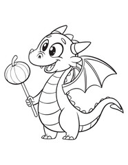 Cute Halloween Animal Coloring Pages for Kids – Vector Line Art New Collection