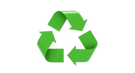 Obraz premium Vibrant Green Recycling Arrows Loop Against A Dark Backdrop Promoting Environmental Consciousness