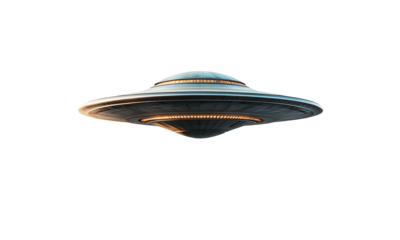 Flying saucer, ufo, ump isolated on transparent or white background, clipping path ,png 