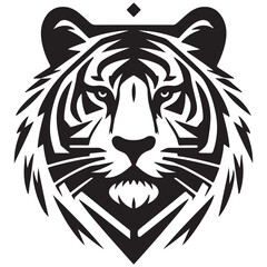 tiger head vector