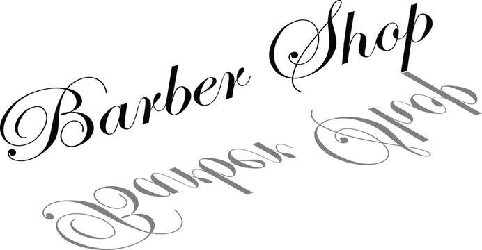 Elegant barber shop logo inspiring confidence and style