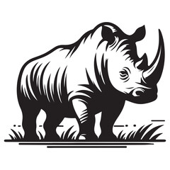 rhino vector illustration
