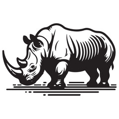 rhino vector illustration