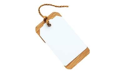 Name tag card isolated on transparent or white background, clipping path ,png 
