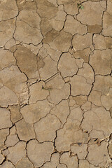 Dry cracked earth background