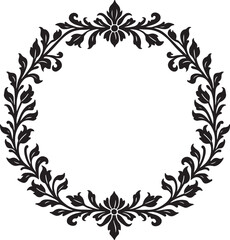 floral Ornate Tattoos Damask Medallion Stencil  vector design