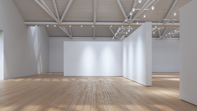 Minimalist Gallery Interior View