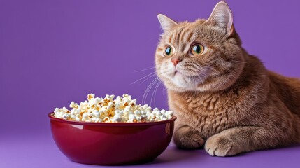 cat in a basket with flowers