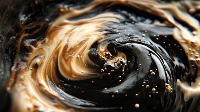 Protein Powder Stirred into Black Coffee