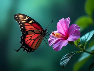 butterfly on flower