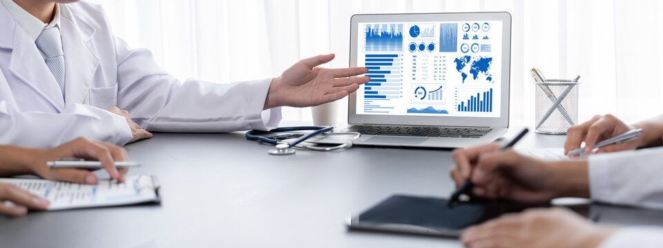 Business data dashboard provide brisk business intelligence analytic for marketing strategy planning