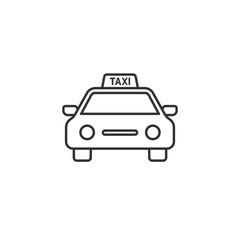 Taxi icon. Transportation modern, simple, vector, icon for website design, mobile app, ui. Vector Illustration