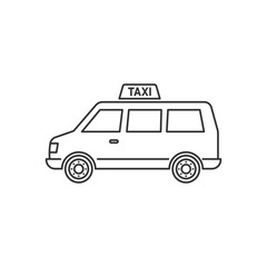 Taxi icon. Transportation modern, simple, vector, icon for website design, mobile app, ui. Vector Illustration