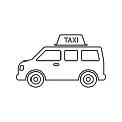 Cab icon. Transportation modern, simple, vector, icon for website design, mobile app, ui. Vector Illustration