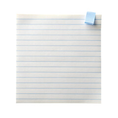 Naklejka premium blank note paper on white background