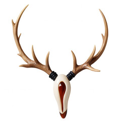 Fototapeta premium Faux Antler Pendant Unique Home Decor with Elegant Antler Design and Cord